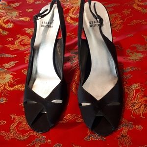 Stuart Weitzman peep toe heels size 9